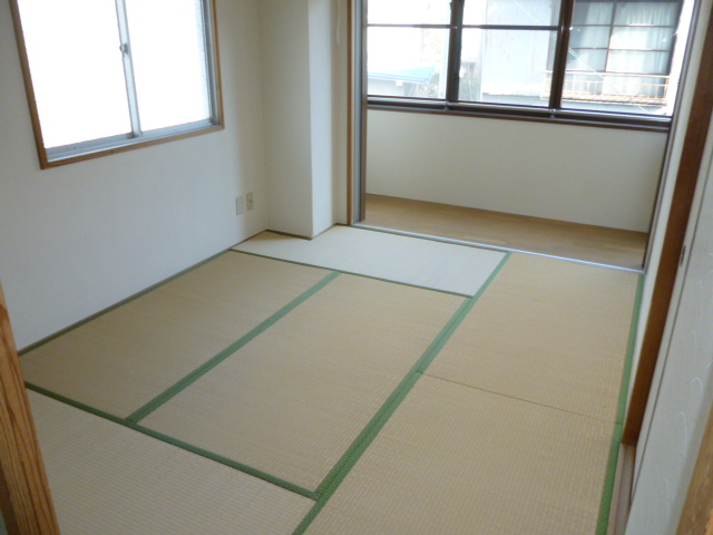 Living and room. Two-sided lighting is a Japanese-style room