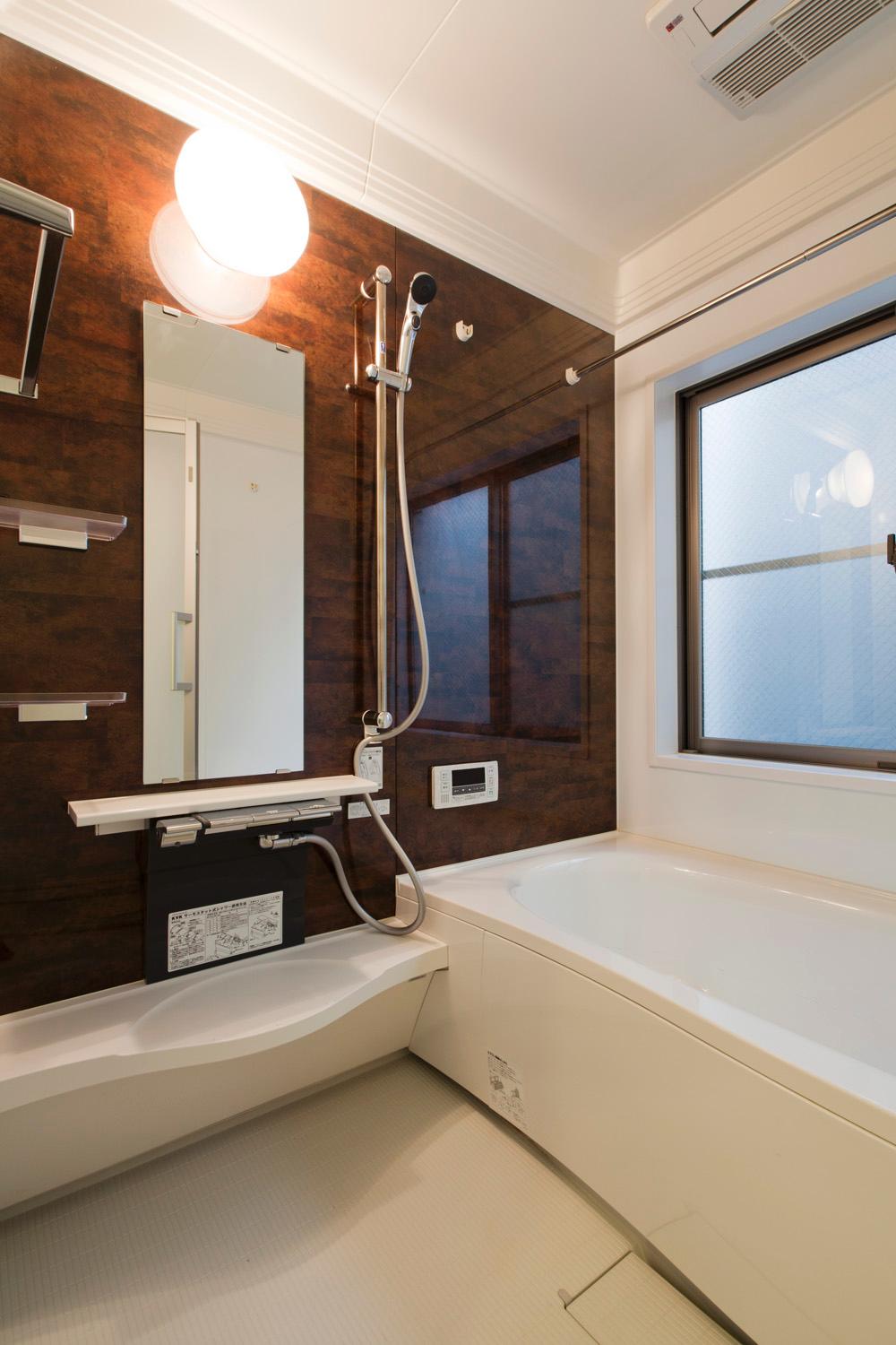 Bathroom. Example of construction