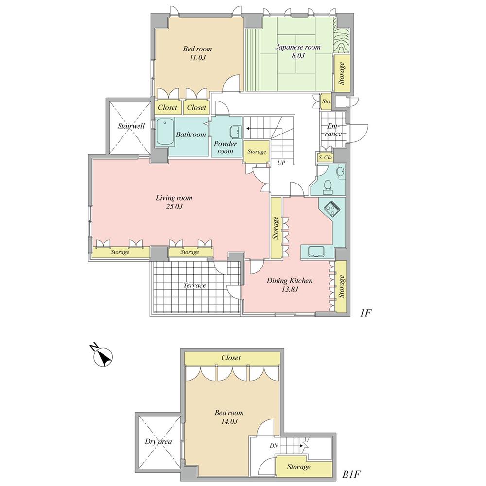 Floor plan. 3LDK + S (storeroom), Price 73 million yen, Footprint 162.43 sq m