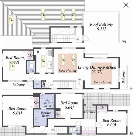 Floor plan D Building
