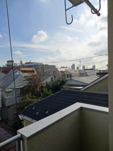 View. Corner room on the top floor