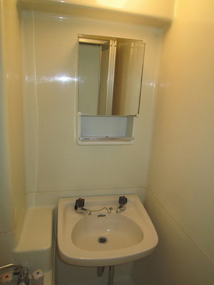 Washroom. Independent wash basin