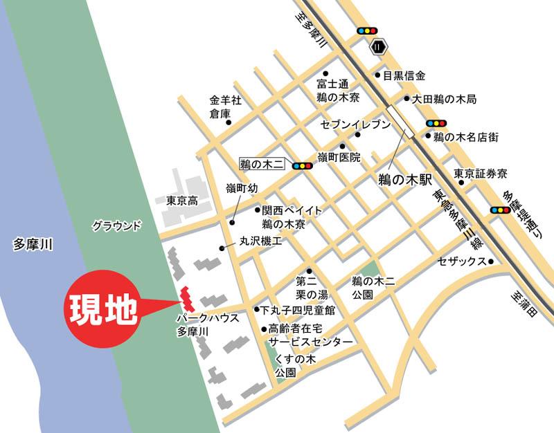Local guide map. Kitasan Ichibankan