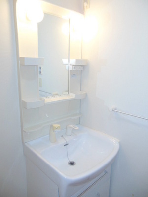 Washroom. Popular independent wash basin