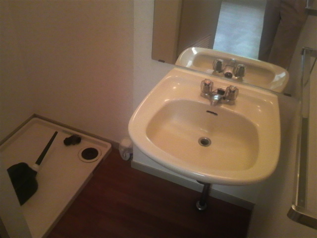 Washroom. Independent wash basin