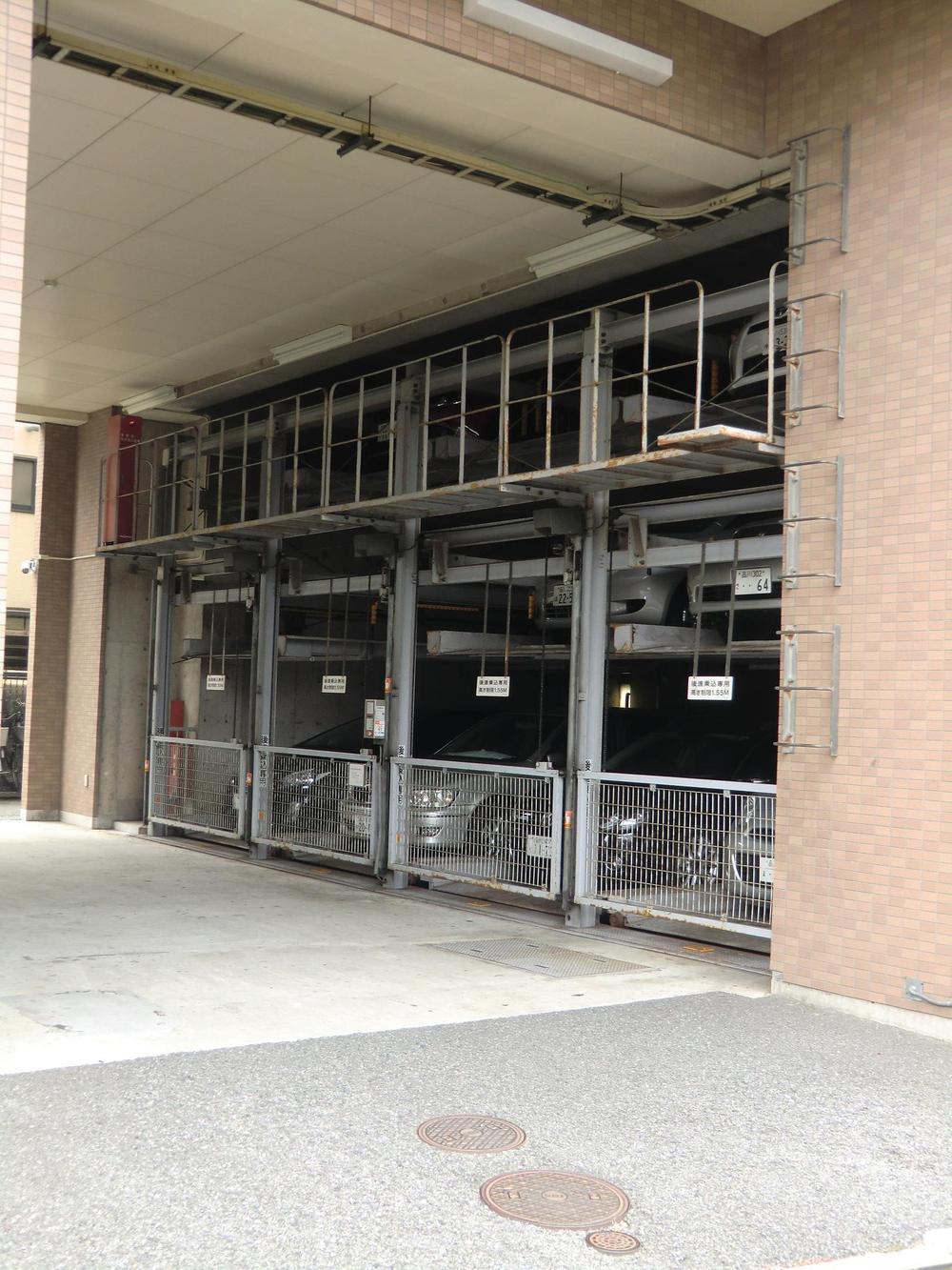 Parking lot. Common areas