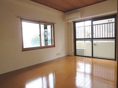 Living and room. Dihedral angle lighting room