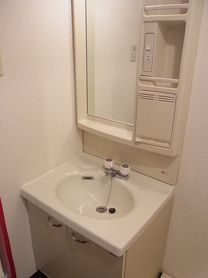 Washroom. Independent wash basin