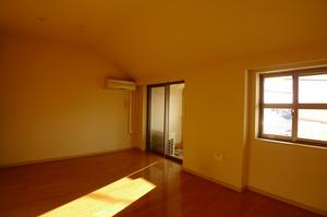 Toilet. Toilet there is a window