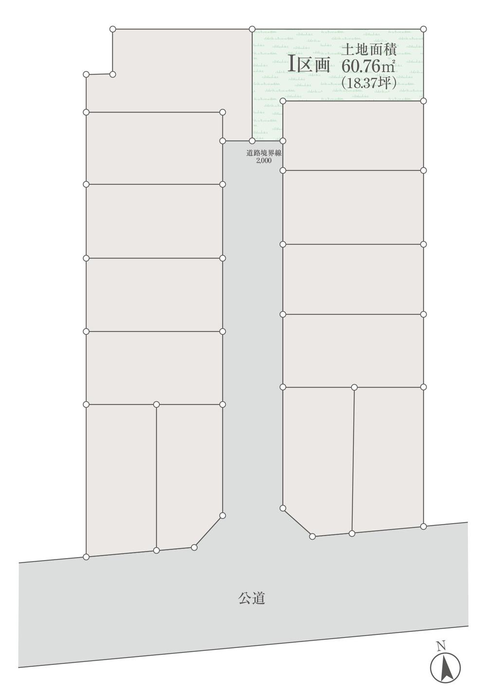 Compartment figure. Land price 28.6 million yen, Land area 60.76 sq m