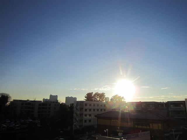 Balcony. View from the northwest side of the balcony (December 2013 shooting)