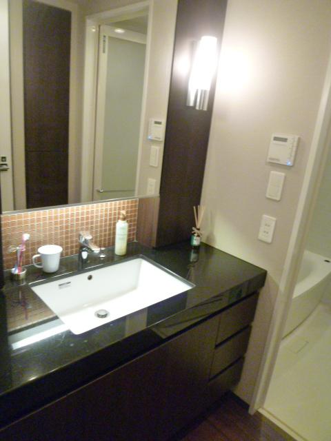 Wash basin, toilet. Indoor (June 2013) Shooting