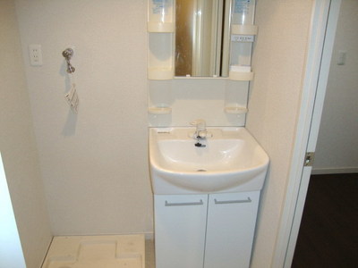 Washroom. Independent wash basin