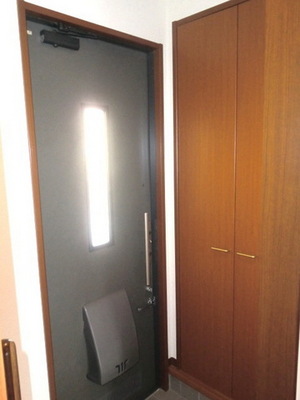 Entrance. Also housed the entrance side