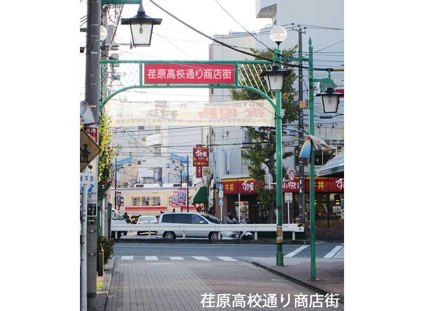 Streets around. 265m to Ebara high school shopping street