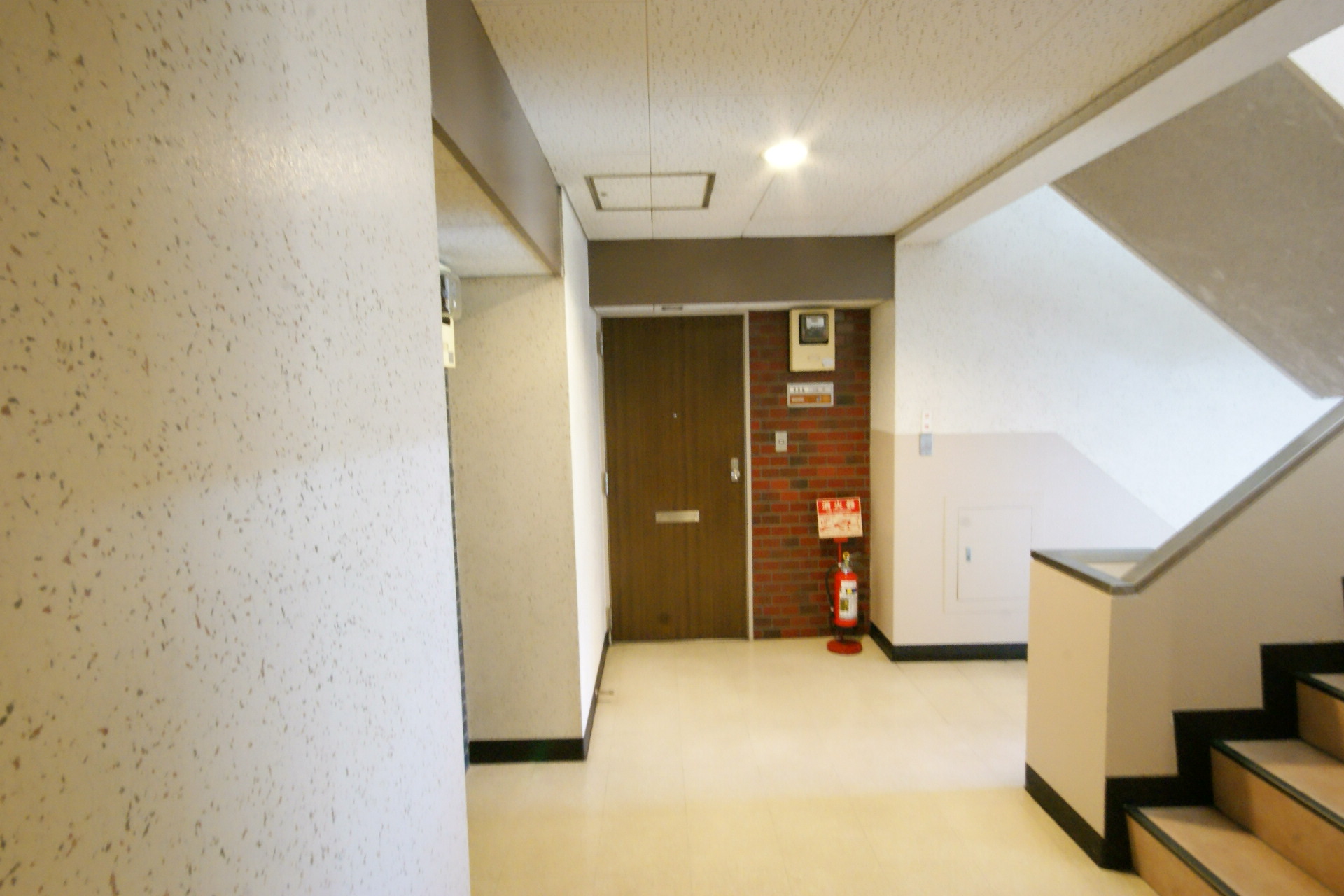 Other common areas. The third floor common areas Entrance door