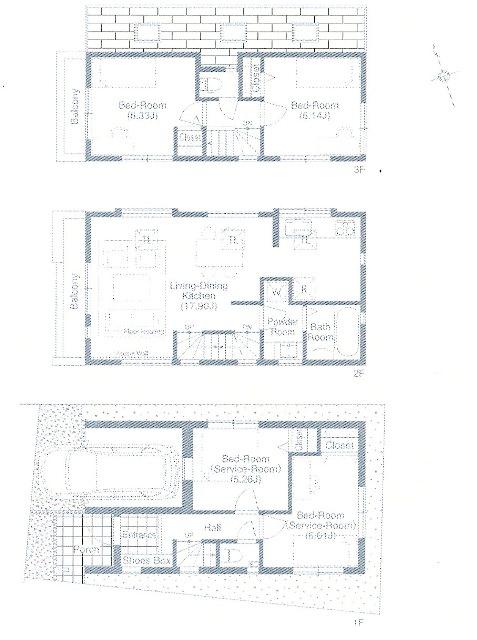 Floor plan. 49,800,000 yen, 4LDK, Land area 66.22 sq m , Building area 108.05 sq m
