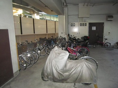 Other common areas. On-site bicycle parking lot