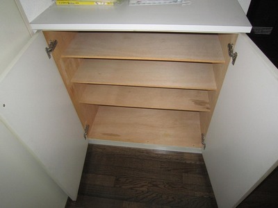 Entrance. Entrance with cupboard