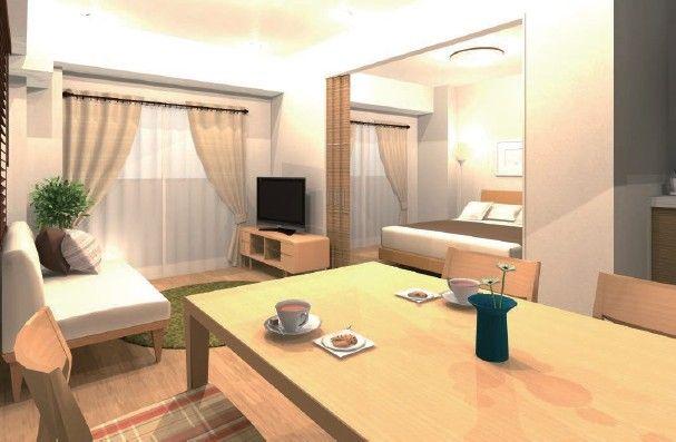 Living. Living completed image