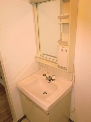 Washroom. Independent wash basin