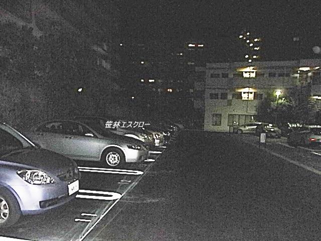 Parking lot. Common areas