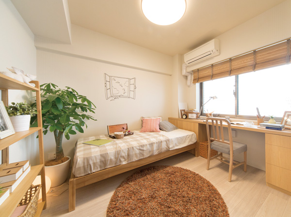 Interior.  [Western-style (2)] Each room walk-in closet and the closet, The corridor, etc. were provided with a variety of storage and MonoIri and storeroom. More widely you can use the house in excellent storage capacity.