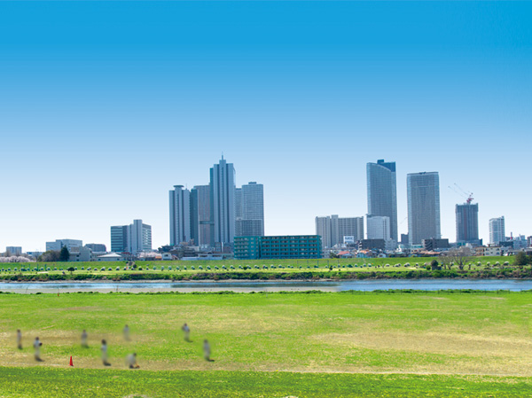 Surrounding environment. Tama (walk 11 minutes / About 880m)