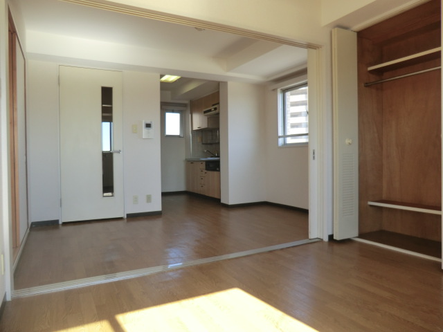 Living and room. It is a bright room with two-sided lighting.