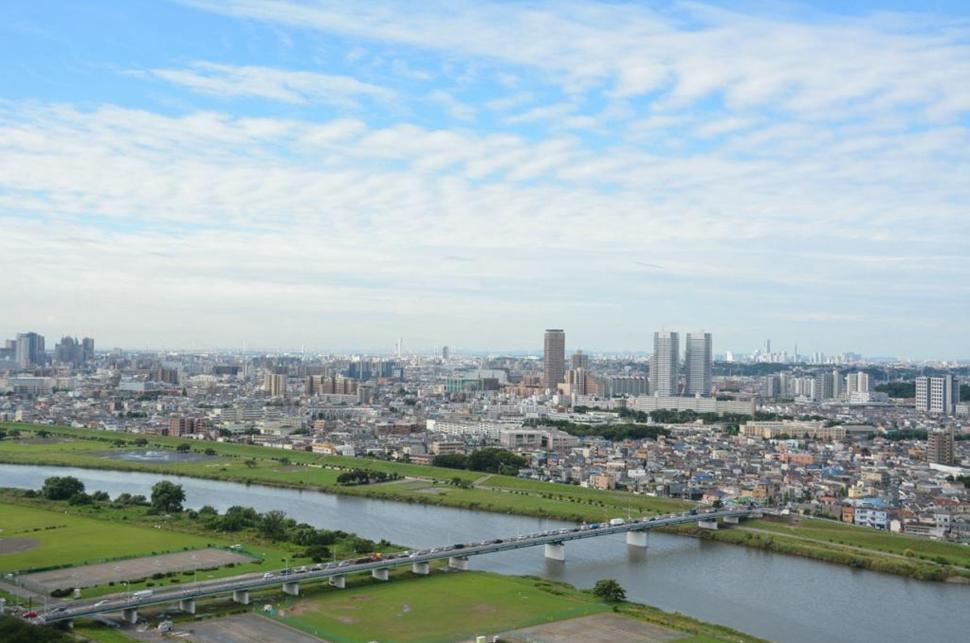 View photos from the dwelling unit.  [View] It is Minato Mirai district view from the balcony