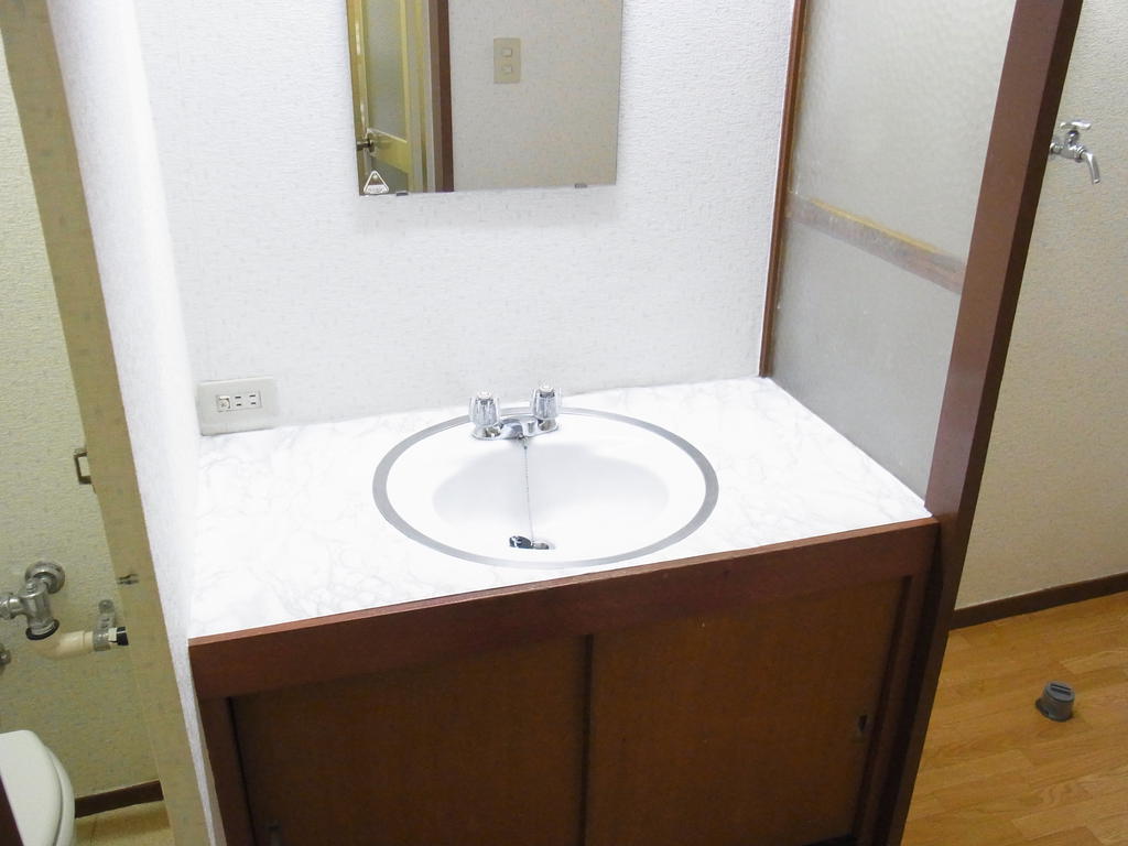 Washroom. Independence is a wash basin.