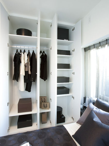 Receipt.  [closet] Abundant storage closet adds room to living space. (Which was the D-type model room shooting (February 2013), Some optional specifications (paid ・ Application deadline Mu) are included. )