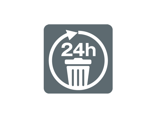 Shared facilities. It's 24 hours garbage OK