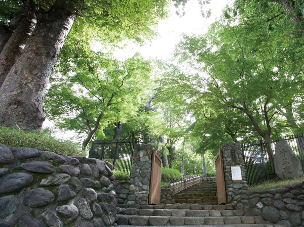 Surrounding environment. Each other sound history and culture, Land where life and rest is touch. To inherit the living ease of bygone days even now, It combines the silence of the colorful and residential area of ​​the commercial area. (Soho park / About 590m, An 8-minute walk)