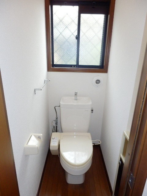 Toilet. There and happy shower toilet