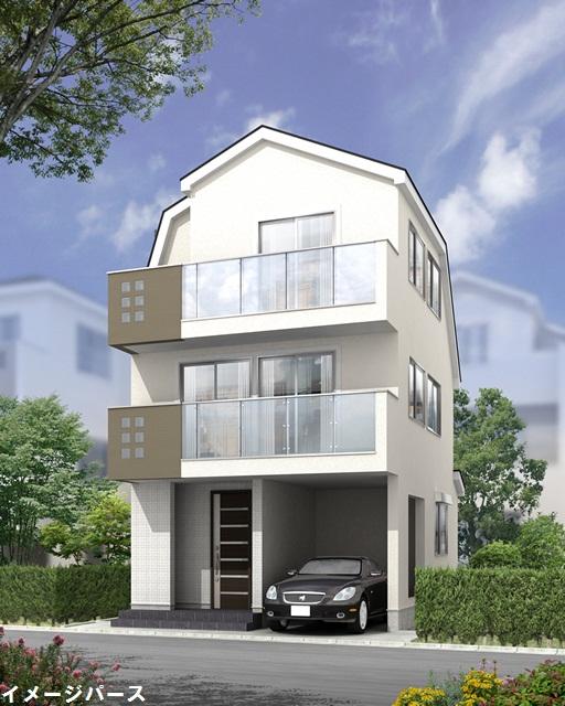 Building plan example (Perth ・ appearance). Example of construction