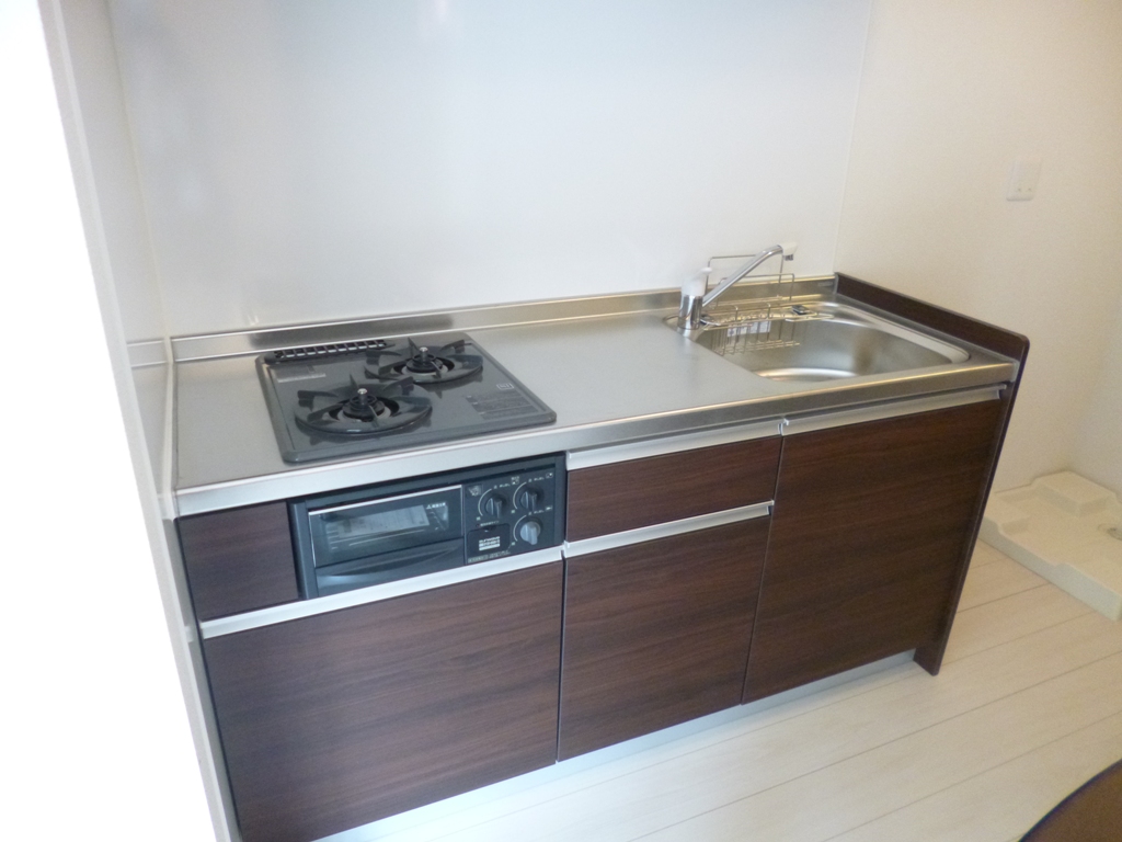 Kitchen. 2 lot gas stoves of easy-to-use kitchen