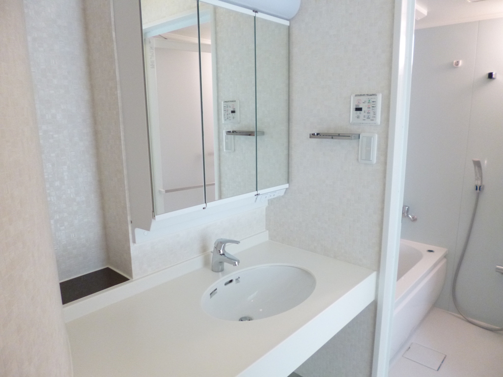 Washroom. Washbasins spacious