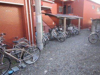 Other common areas. On-site bicycle parking lot