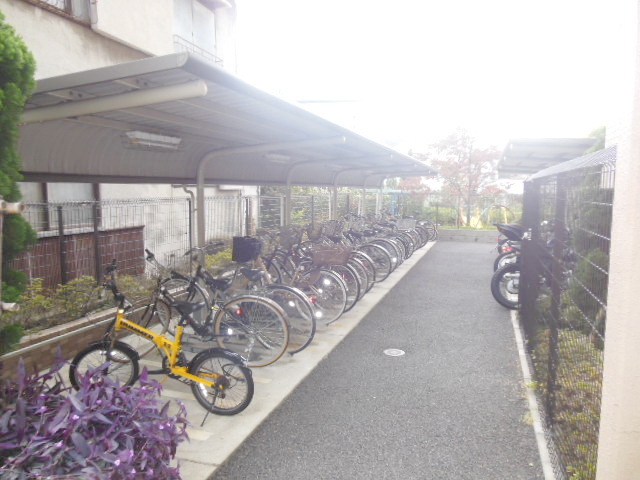 Other common areas. There are bicycle parking lot