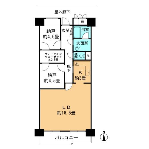 Floor plan. Price 33,800,000 yen, Occupied area 67.06 sq m , Balcony area 7.98 sq m