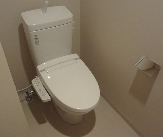 Toilet. Shower toilet.  ・ *