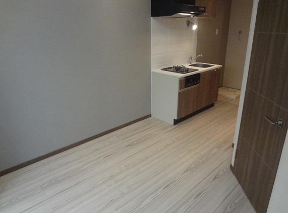 Living and room. Decorated with stylish joinery.  ・