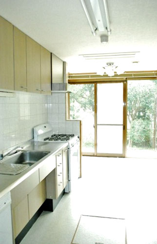 Kitchen. Spacious kitchen Bright is