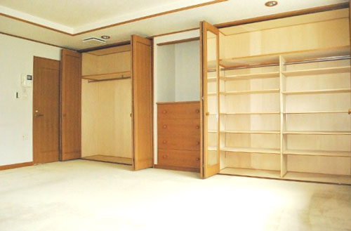 Other room space. Wide bedroom closet