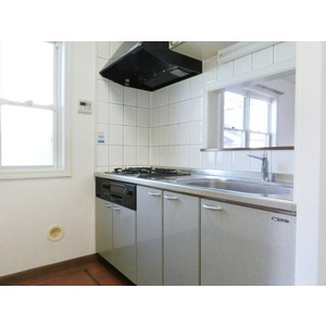 Kitchen. The kitchen window there