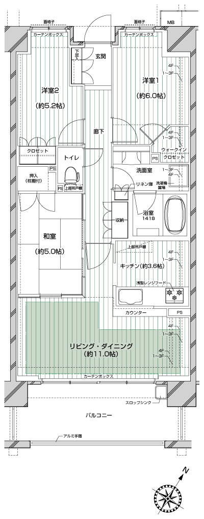 Floor: 3LDK, occupied area: 70.02 sq m, Price: undecided, now on sale