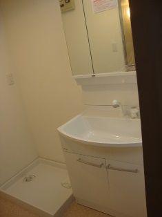 Wash basin, toilet. ~ New interior renovation completed ~ Shampoo dresser