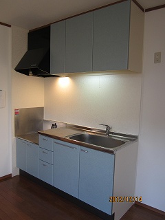 Kitchen.  ※ It is introspection photos of 302 in Room. 