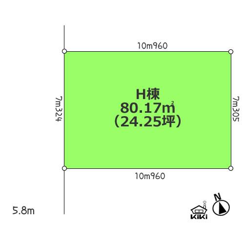 Compartment figure. 36,800,000 yen, 4LDK, Land area 80.17 sq m , Building area 86.01 sq m shaping land